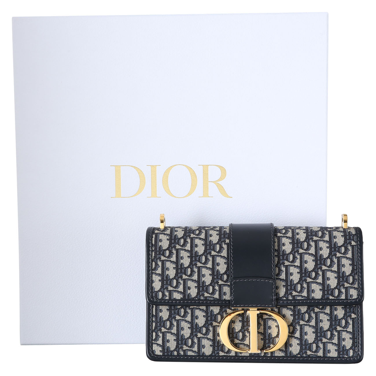 CHRISTIAN DIOR(USED)크리스찬 디올 오블리크 30 몽테인 체인 숄더백